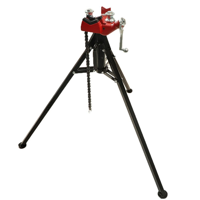 Instalación de tubería de visión de cadena de trípode H404